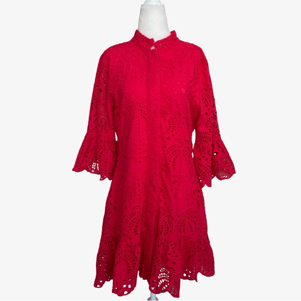 FARM Rio Red Mini Dress - Picture 2 of 14
